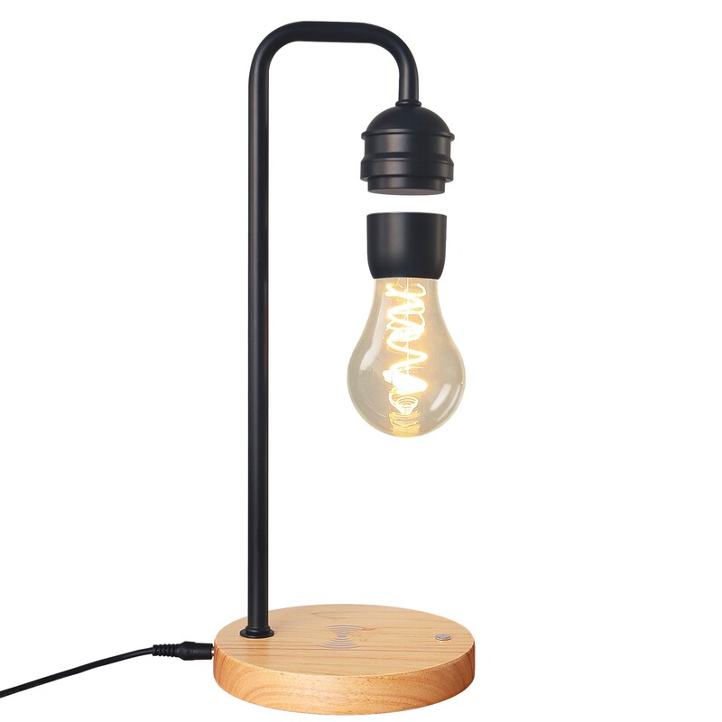 Magnetic levitation bulb high-end suspended desk lamp wireless charging mobile phone office home creative net red factory direct supply Magnetic levitation bulb high-end suspended desk lamp wireless charging mobile phone office home creative net red factory direct supply