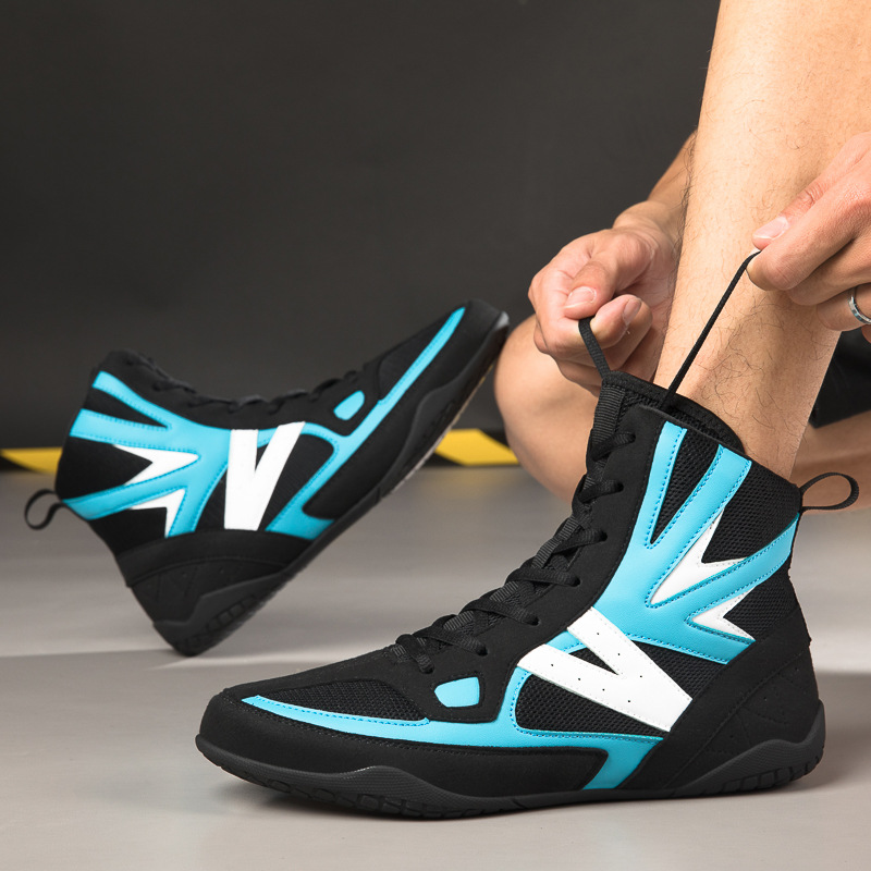 Wrestling Shoes for Men and Women, Indoor Training Shoes, Boxing Shoes, Professional Fighting Shoes, Boxing and Martial Arts Shoes