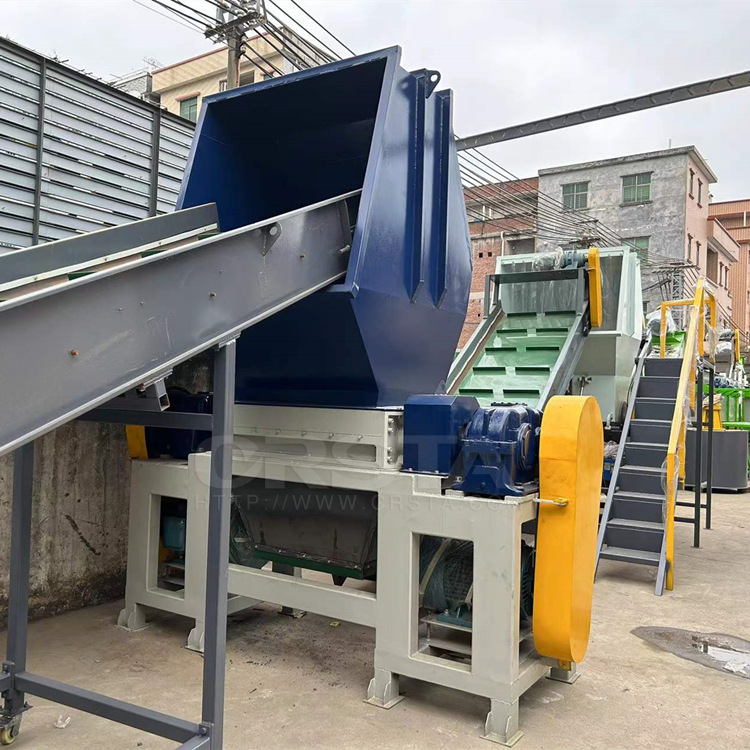 柯达机械各种编织袋破碎清洗线，废旧吨包袋粉碎清洗造粒回收线