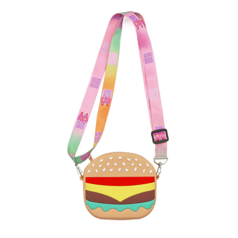 Ratón asesino pionero moda niños bolsa de mensajero bolso de las mujeres lindo princesa occidental mini bolso de hombro de silicona