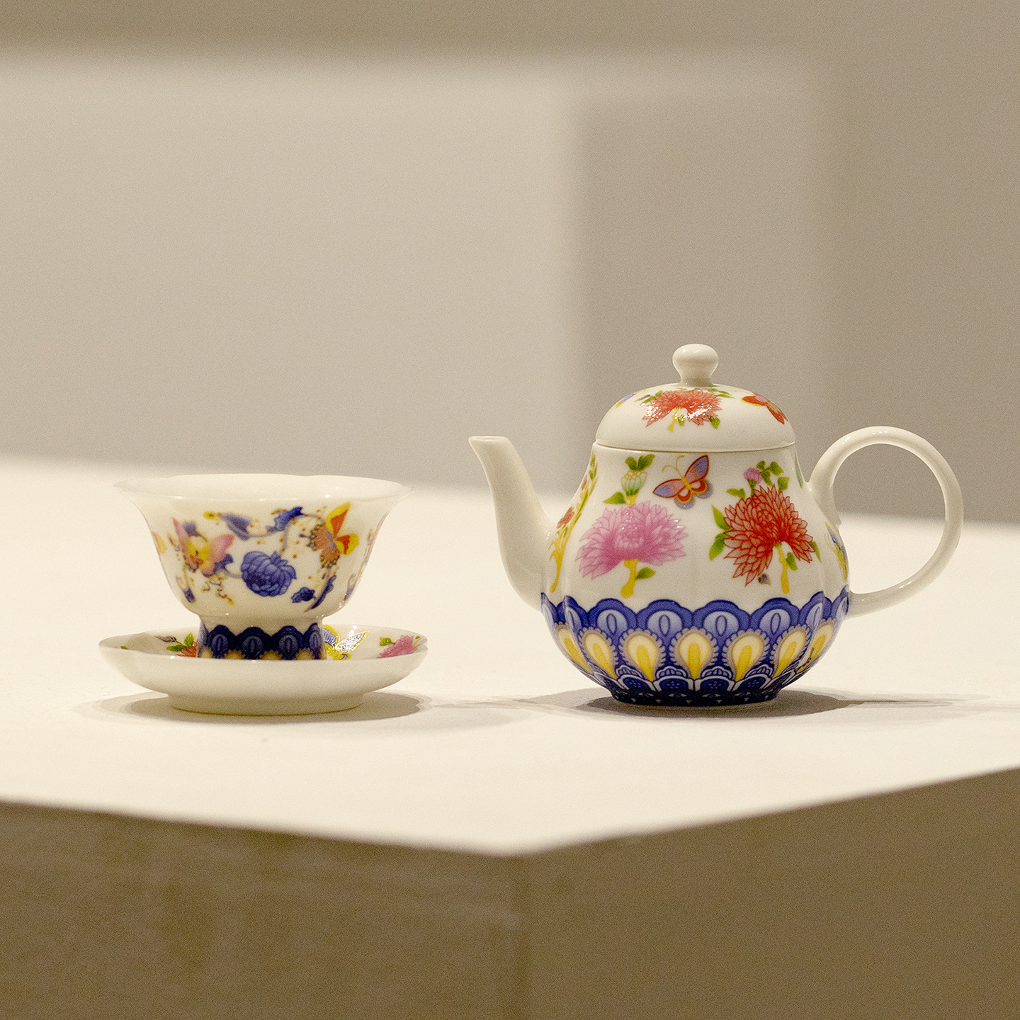 Posavasos de Cerámica de Esmalte para Ceremonia del Té y Uso Doméstico
