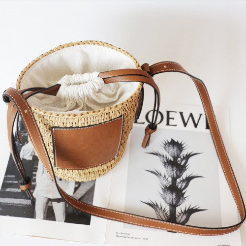  new style crochet cross-body shoulder bag for women, simple and cute drawstring cylinder bag, mobile phone bag