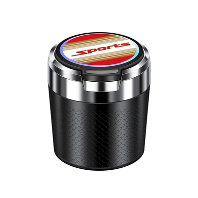 Car ashtray: Ash Ashtray, Creative Ceramic - short-sports-logo-ashtray