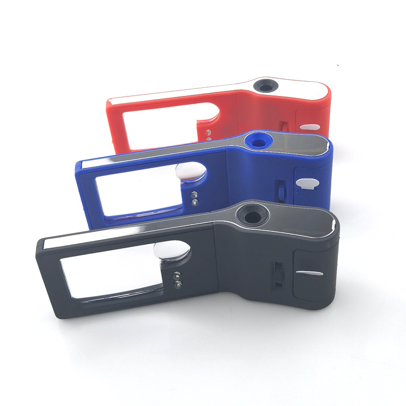 玫戈尼菲515手持迷你帶六個LED燈 閱讀 珠寶古董鑑定帶顯微鏡驗鈔