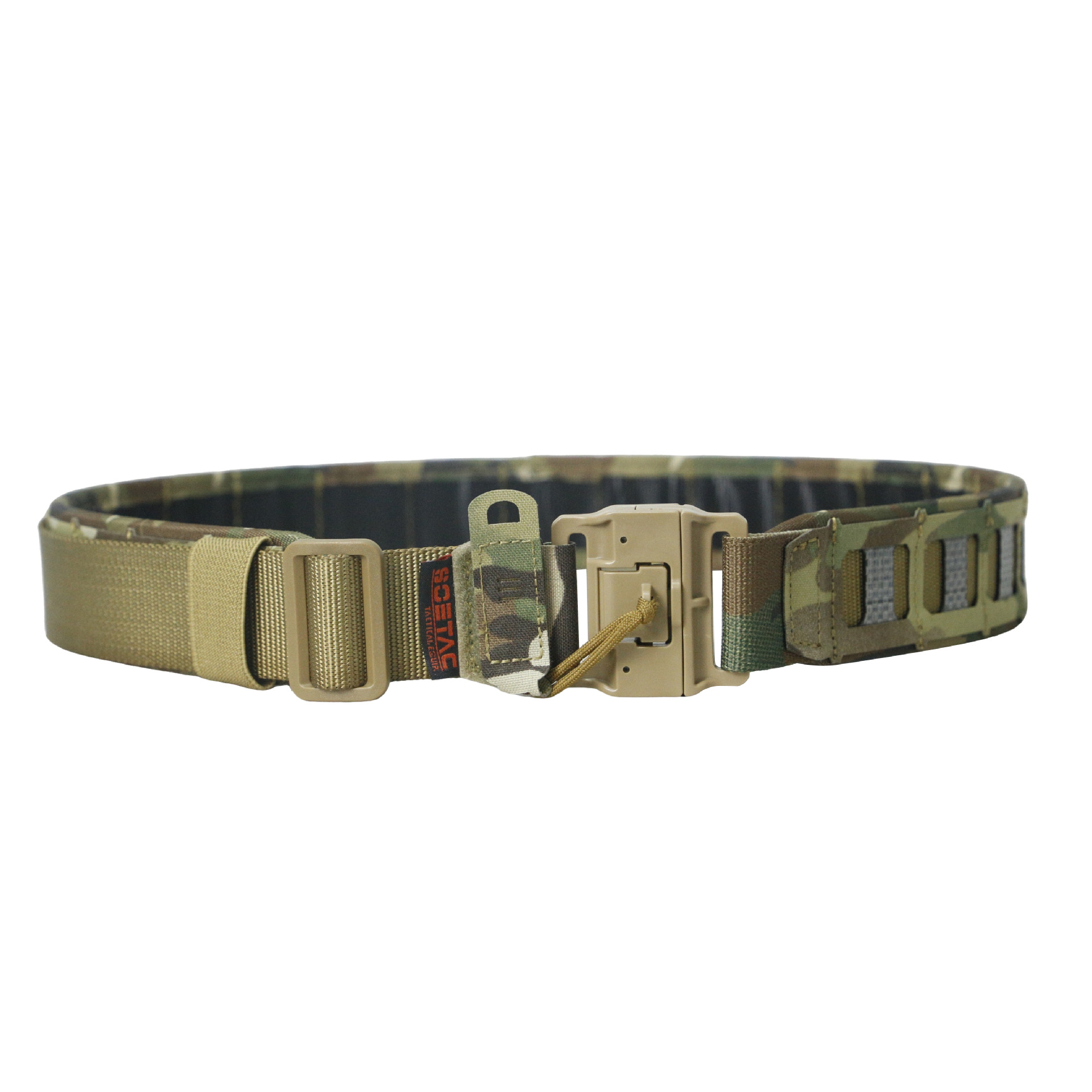 SOETAC cinturón táctico multifuncional al aire libre camuflaje campo entrenamiento con hebilla magnética cinturón Tegris
