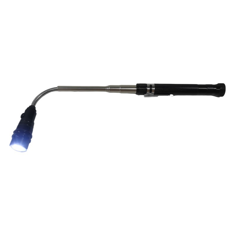 Caja de regalo traje LED linterna magnética cabeza y cola pickup magnético fuerte iluminación luminosa herramienta inspección del coche manguera telescópica