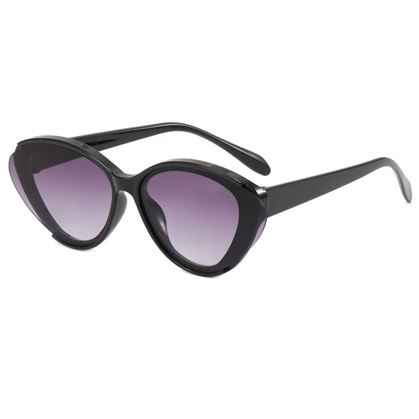 Bright black frame double gray film