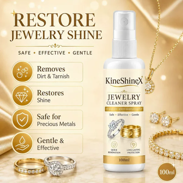 Kineshinex Jewelry-Specific Oxidation Polishing Agent Effectively Restores and Maintains Shine, Caring for Gold and Silver Bracelets