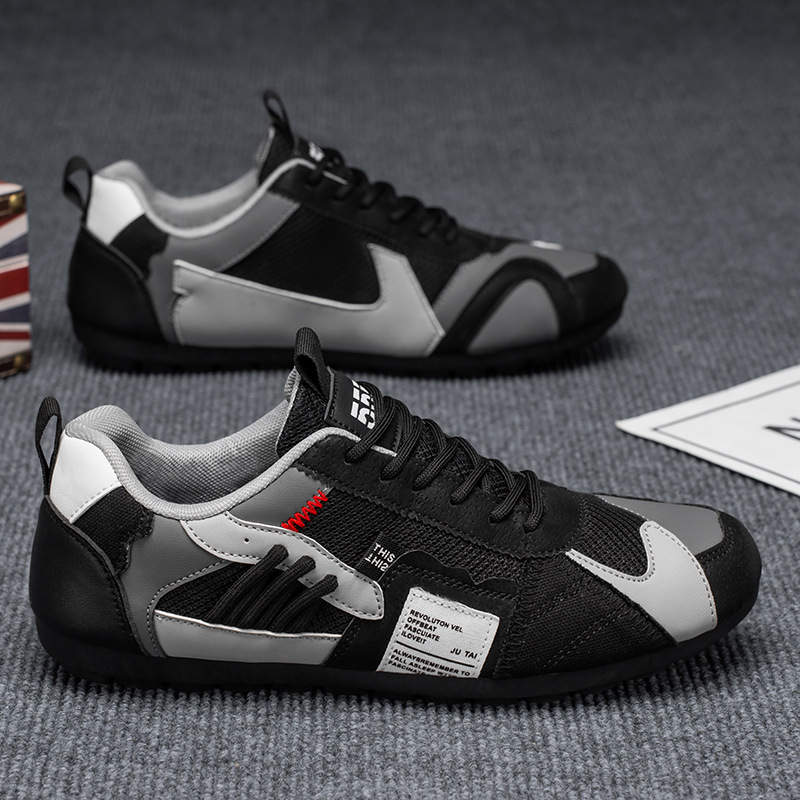 Zapatos de hombre de todo fósforo, zapatos deportivos, zapatos casuales, transpirables, fideos de malla voladores de verano, zapatos perezosos ligeros y simples para estudiantes