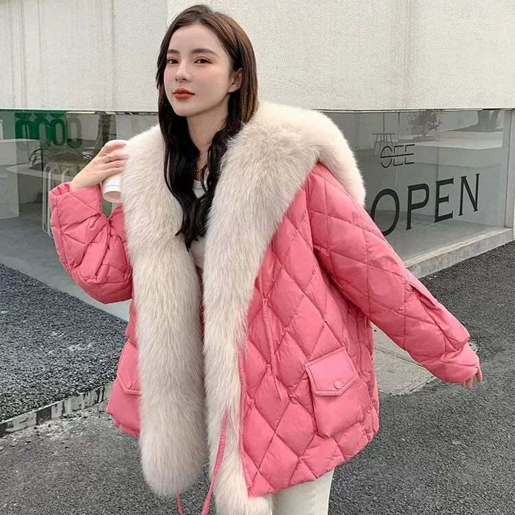 (Cross-border trading), winter keep warm long down jacket, 2025 years, mid-length