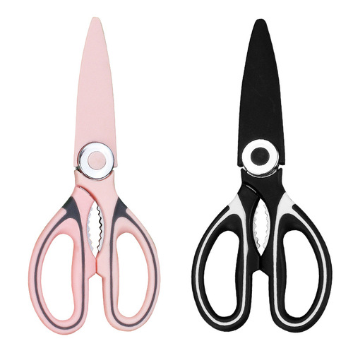 Fish Bone Panda Multi-functional Stainless Steel Powerful Chicken Bone Duck Fish Food Scissors Kitchen Scissors Supplier