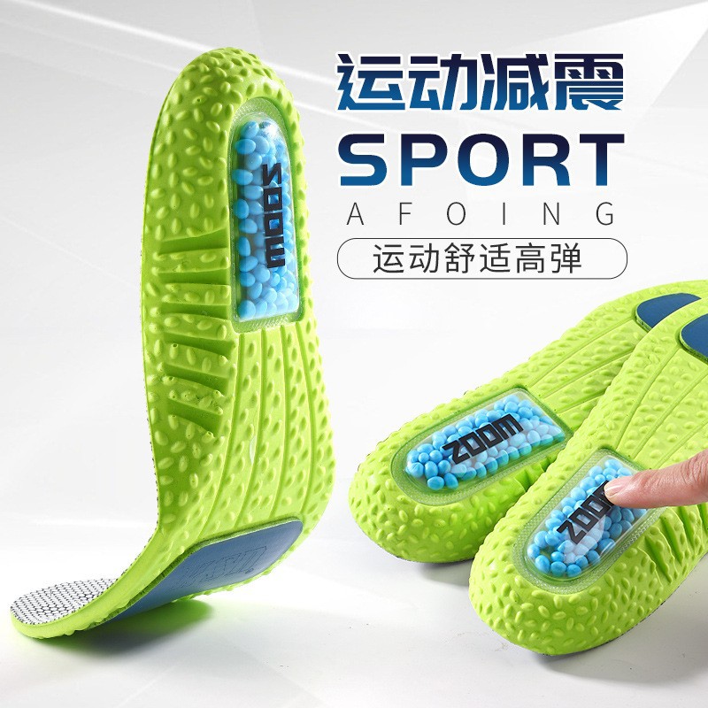 bosst air-coated plantilla de zapatos deportivos antiolor absorción de sudor alta elasticidad amortiguación de choque no se cansa para correr plantilla personalizada