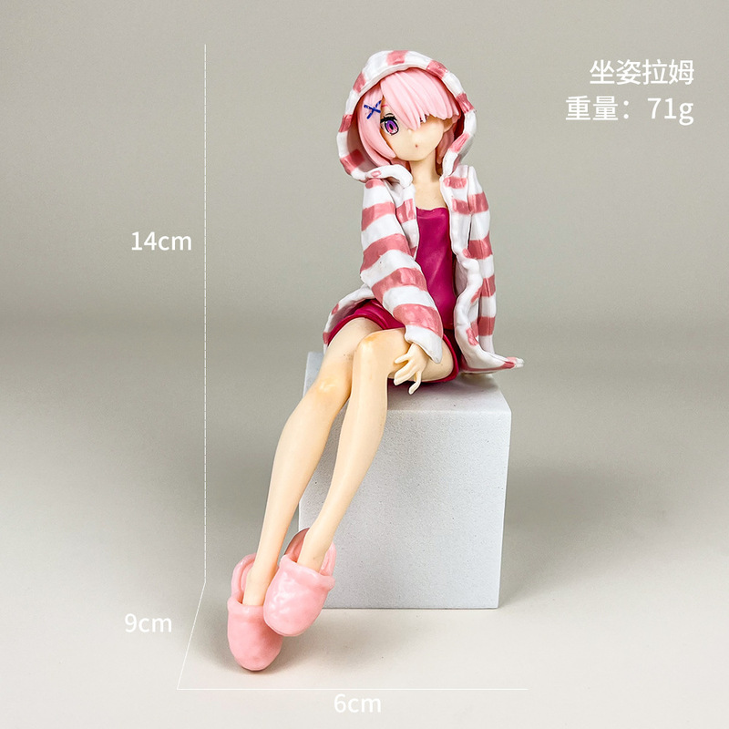 初音未来手办动漫水冰月美少女蕾姆花嫁穹妹二次元公仔模型摆件批|undefined