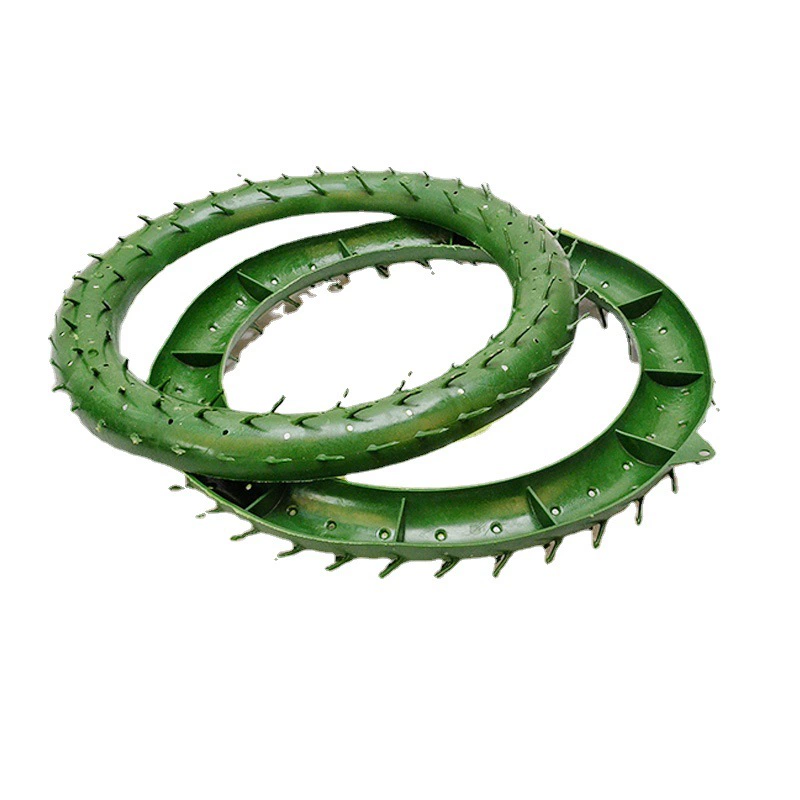 Plastic wreath frame with pegs, Ø 20 cm / 30 cm, for floral arrangements and handmade decor
