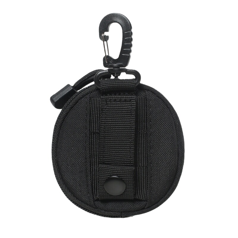 Niuniu Outdoor Portable Waterproof Coin Purse Headphone Protective Bag Edc Round Small Hanging Bag Key Bag