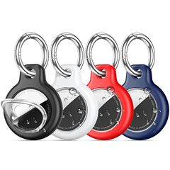 アップルの紛失防止器airtag保護カバーアップルのairtag追跡器tpu全カバー防水保護カバーを適用します。