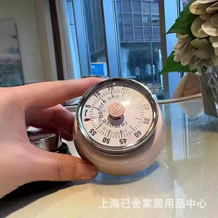 Kitchen Timer Mechanical Reminker Time Management Alarm Clock Primary School Student Self-discipline Artifact Timer Home Clock Inverted