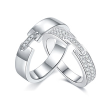 С�����½��Խ��Լ��������18K�׽���ǶĪɣʯ��ָ�������