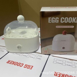 Egg Cooker, Egg Steamer, Small Steamed Egg Steamed Buns, Breakfast Artifact 110V/220V, American and European, Low Power