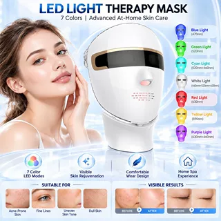 新款光子七色面罩 LED Facial Mask AcneSkinCare Beauty美容仪器