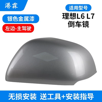 Rear mirror/rearview mirror assembly – Light - ideal-l6-silver-metallic-paint-shell-main-driver