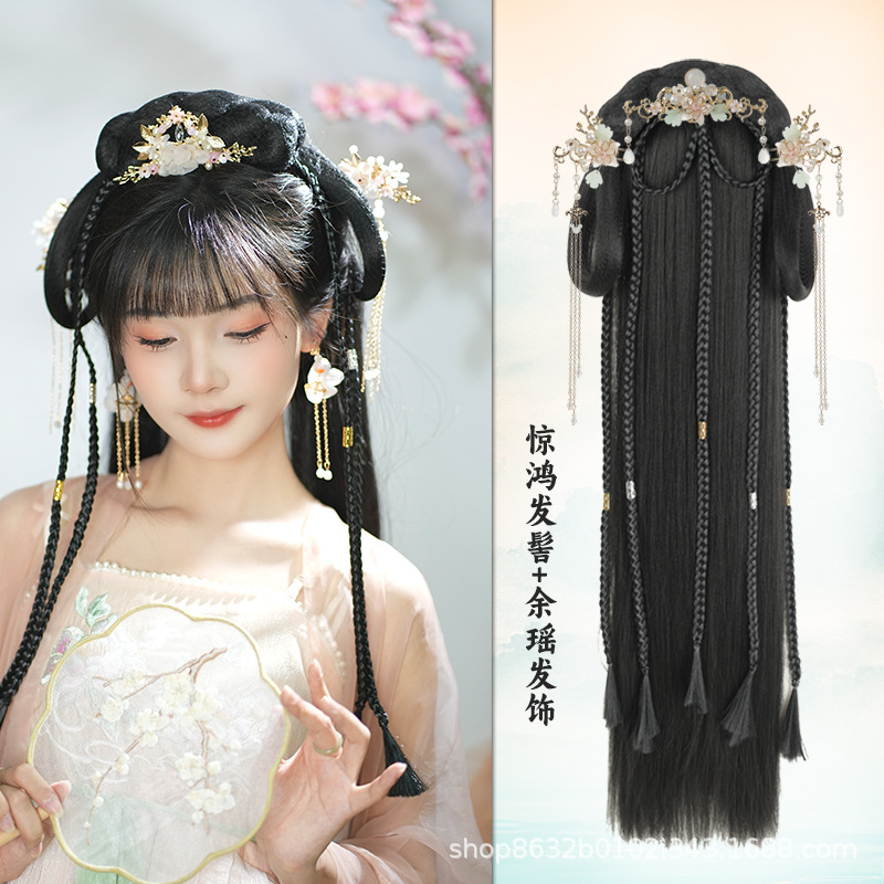 징홍빵 + 유야오 헤어 액세서리 세트