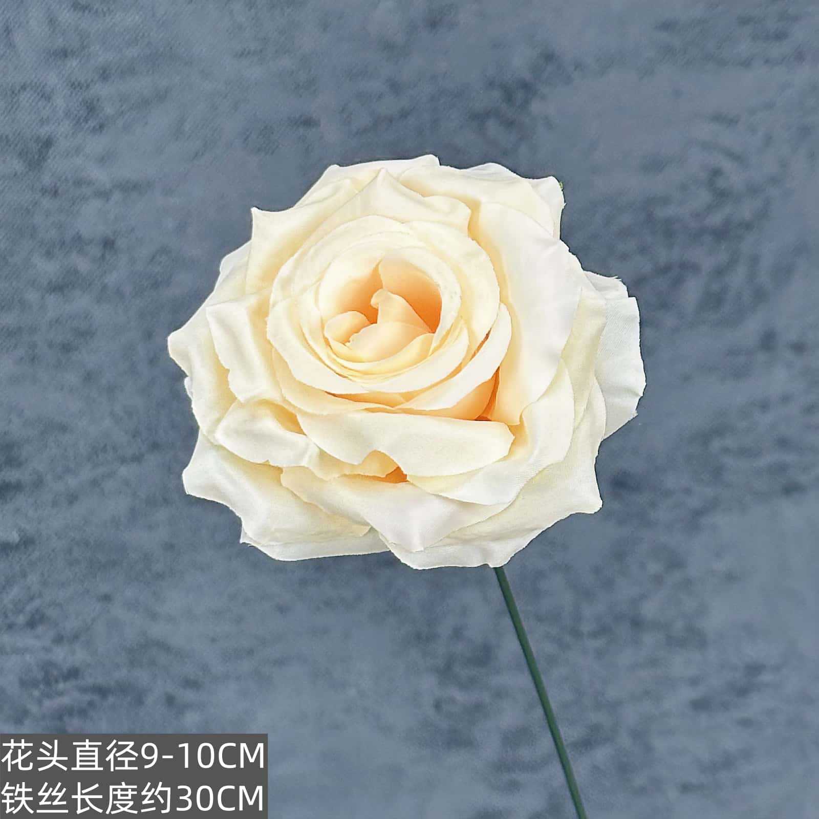 Flor de rosa simulada franela de una sola mano cascada de rosas flor simulada boda decoración del hogar decoración flor falsa al por mayor