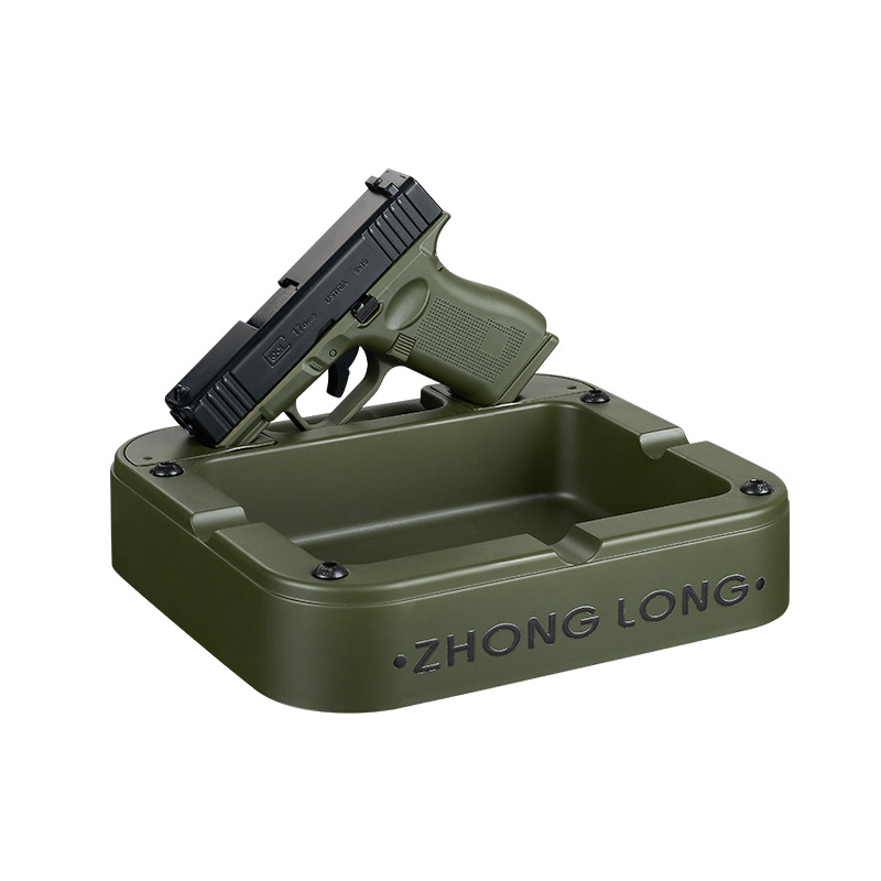 035B marea juegan encendedor de descompresión conjunto de cenicero cuadrado inflado a prueba de viento azul fuego adornos prácticos suministro transfronterizo