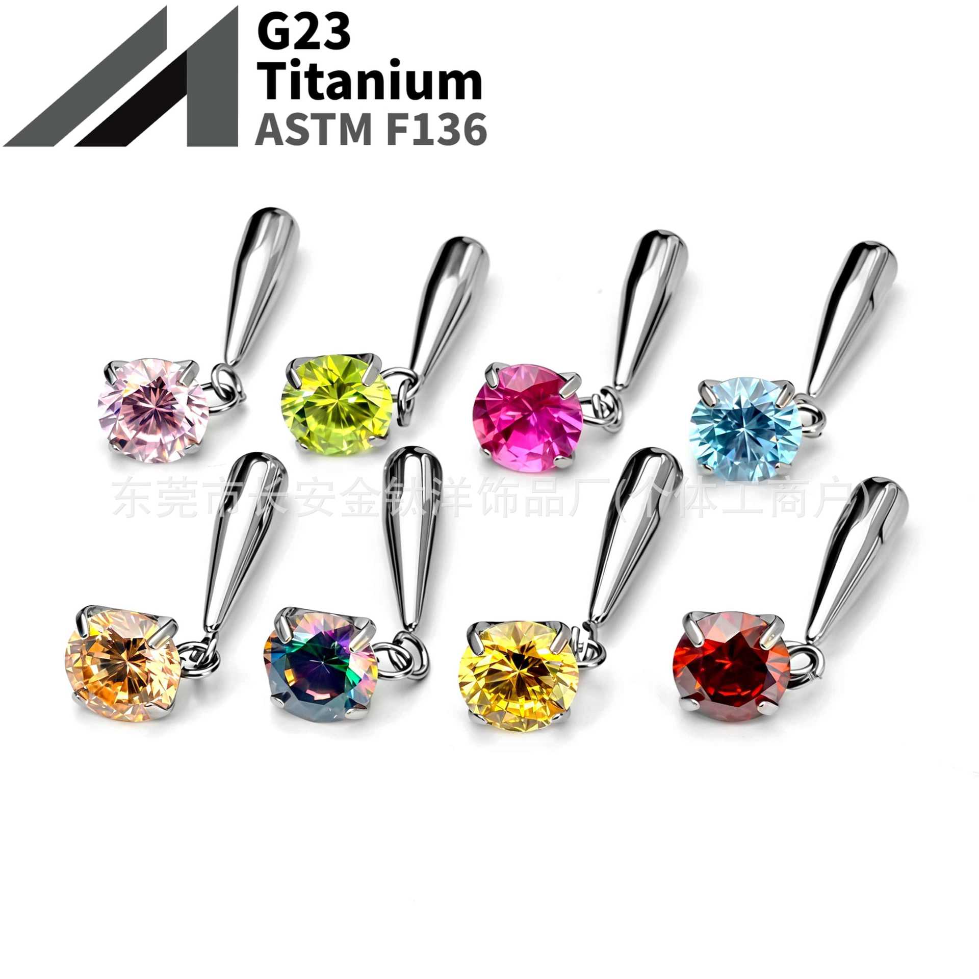 16G labret stud size and finish detail