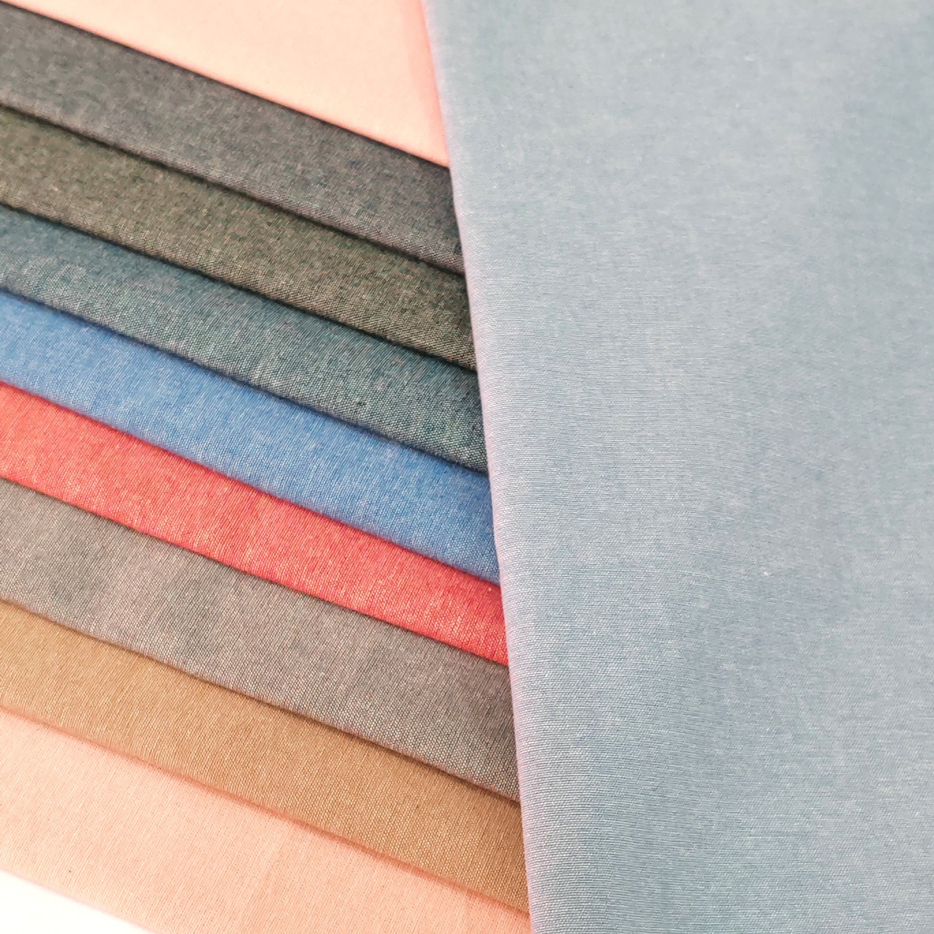 现货供应 厂方直销 色织棉青年布 工装男装女装童装面料