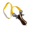 Universal slingshot stainless steel from natural wood, handle, highly precise hair rope, new collection, owl