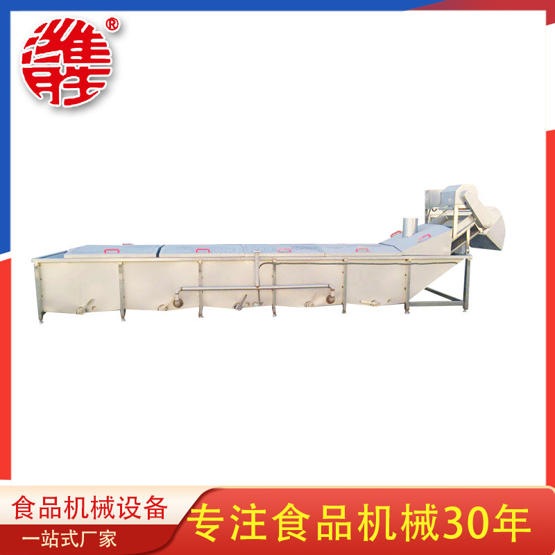 蔬菜蒸煮漂烫预冷成套设备  娃娃菜漂烫预冷成套设备 漂烫设备