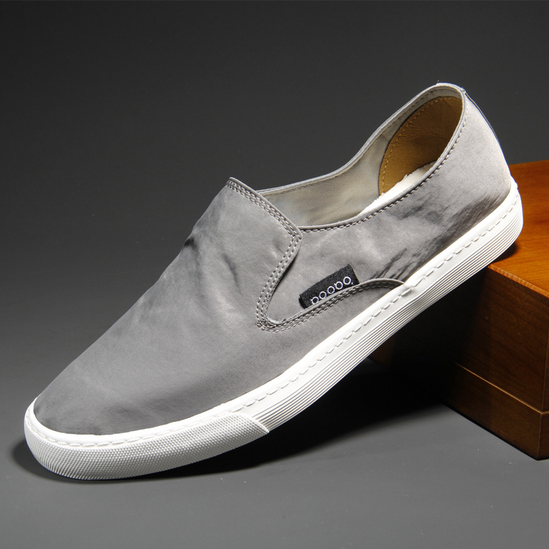 Zapatos de lona para hombre transpirables y ligeros, tendencia clásica de todos los partidos, moda de un solo paso, zapatillas de deporte antiguas suaves y cómodas de Beijing