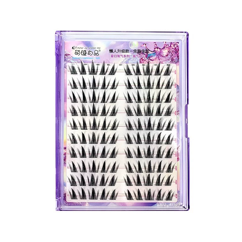 萌睫尚品 Dense realistic false eyelashes with butterfly, self-adhesive comics