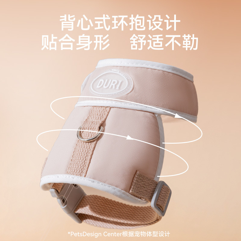 Perros de primavera y verano Versión coreana del estilo simple ins fuera de la cuerda de remolque estilo chaleco gato mascota paseando gato paseando perro cuerda