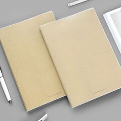 初のA4プラスチックスリーブ大型ノート、学生向けの文学的ノート