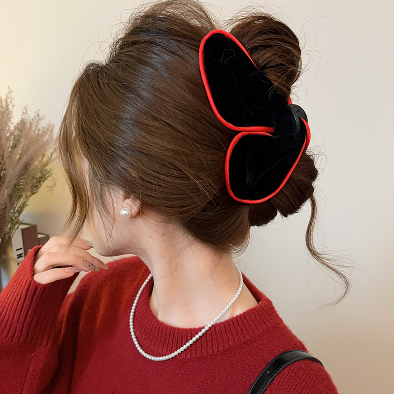 Clip grande para el cabello, pinza elegante para mujeres con cabello grueso