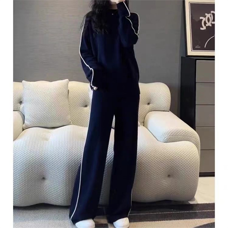 高级感运动服套装女秋季宽松显瘦韩版时尚盐系炸街卫衣休闲两件套|undefined