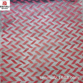 欧根纱面料 斜纹条子锦涤面料 色织欧美舞台连衣裙休闲服装面料