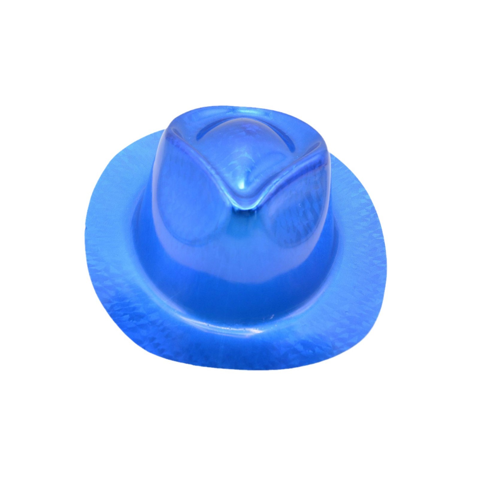 Fluorescencia transfronteriza vaquero fiesta sombrero especial sombrero láser de plástico PVC fábrica directa