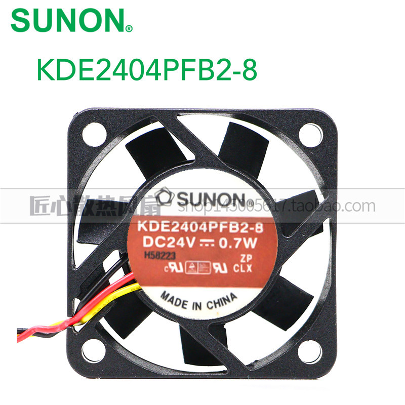 台湾 建准 SUNON 4010 24V 0.7W KDE2404PFB2-8 变频器 散热风扇