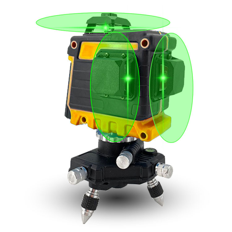 厂家直销红外激光12线水平仪绿光投线仪贴墙仪红外线水平仪贴地仪