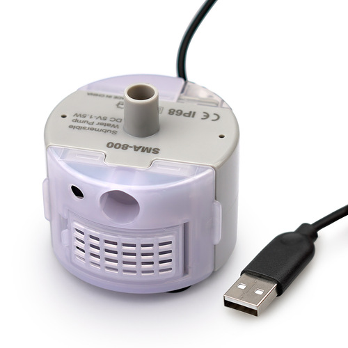 Circular water pump, water pump with CE certification, USB pet drinking fountain accessory, SMA-800, cross-border