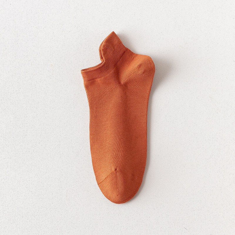 Primavera y verano, calcetines de barco de algodón de color sólido, calcetines de algodón sin costura, calcetines de algodón invisibles para hombres, embalaje independiente
