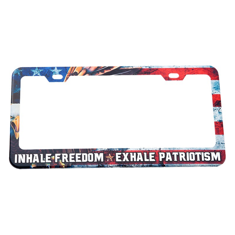 Comercio exterior transfronterizo Amazon placa de matrícula popular aleación de aluminio marco de la placa de protección fija cubierta de la placa de automóviles decorativos