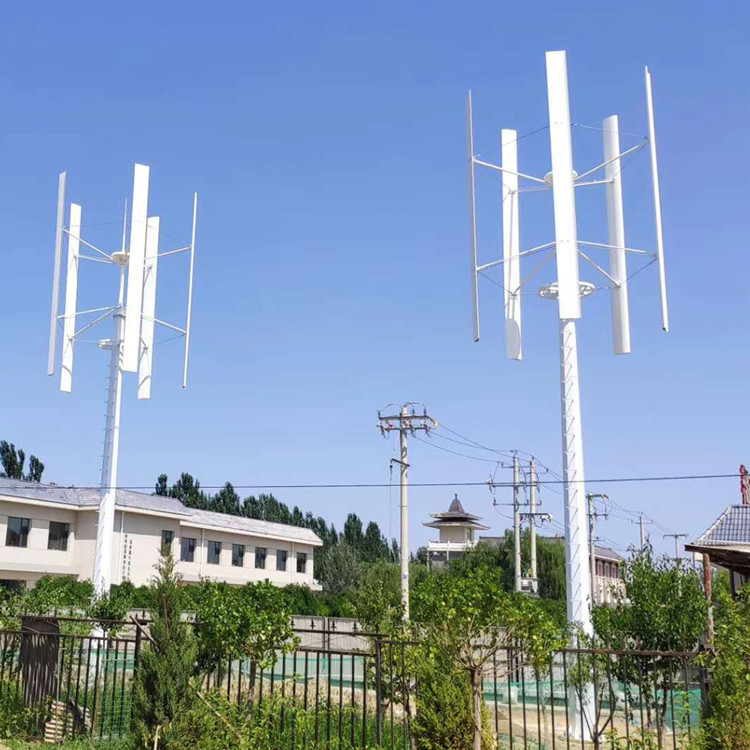 H型垂直軸風力発電機 10kw380v 微風発電 垂直型系統連系垂直軸風力発電システム|undefined