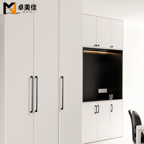 High-end cabinet door handle Nordic style light luxury cabinet door handle modern simple kitchen cabinet door drawer single hole handle