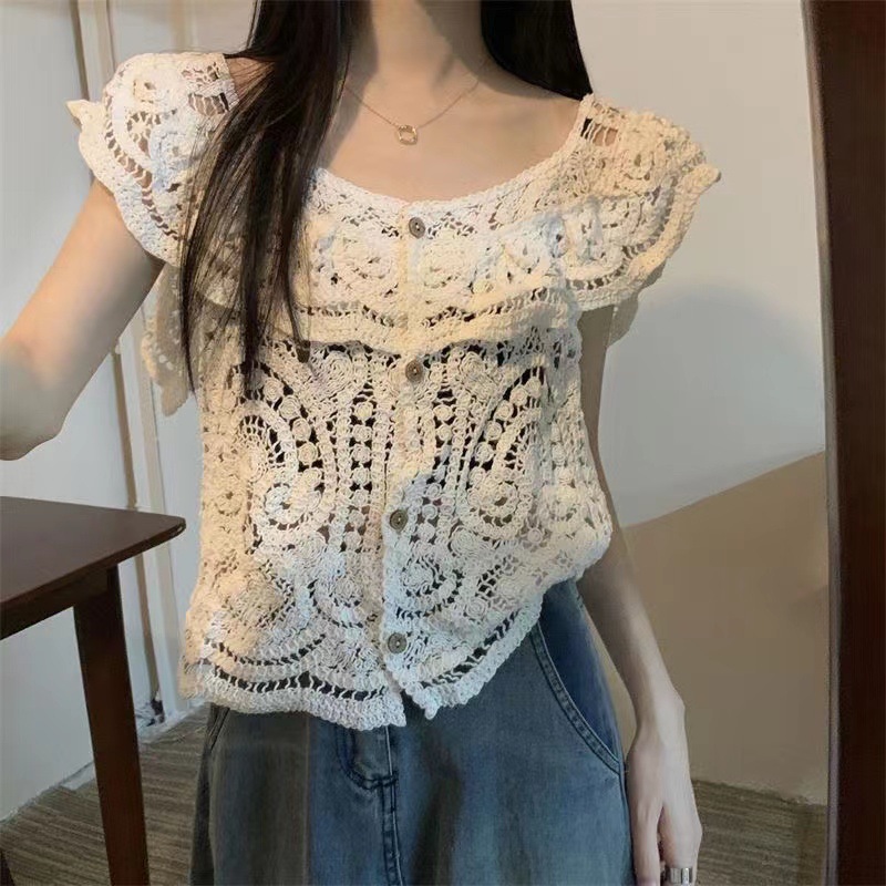 Lace autumn design tank top sleevless