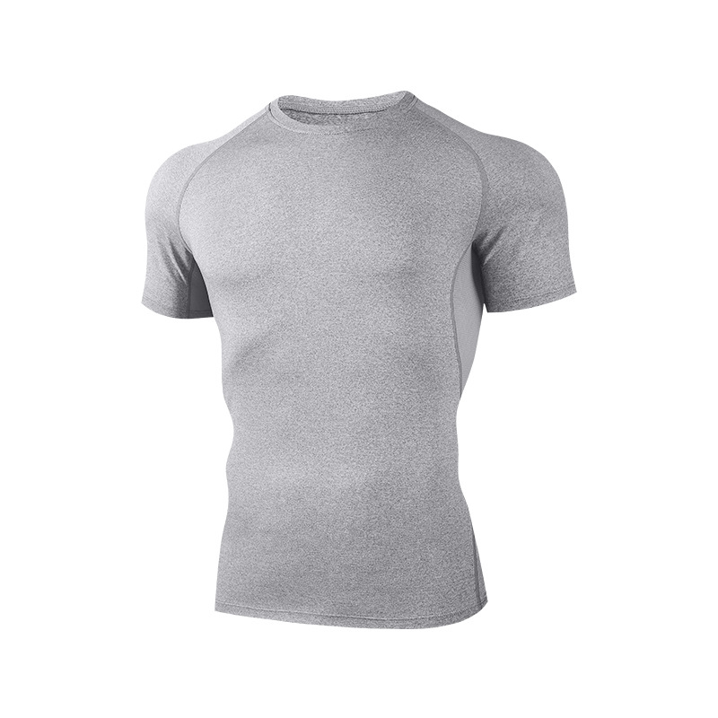 Fábrica de ropa Haolin personalizada ropa de fitness negra para hombres camisetas deportivas de manga corta al aire libre