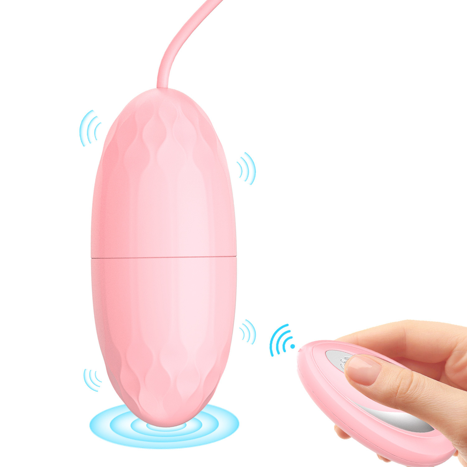 Mouse Remote Control Vibrating Egg – Pink ABS Wearable Bullet with Wireless Remote — detail image 13